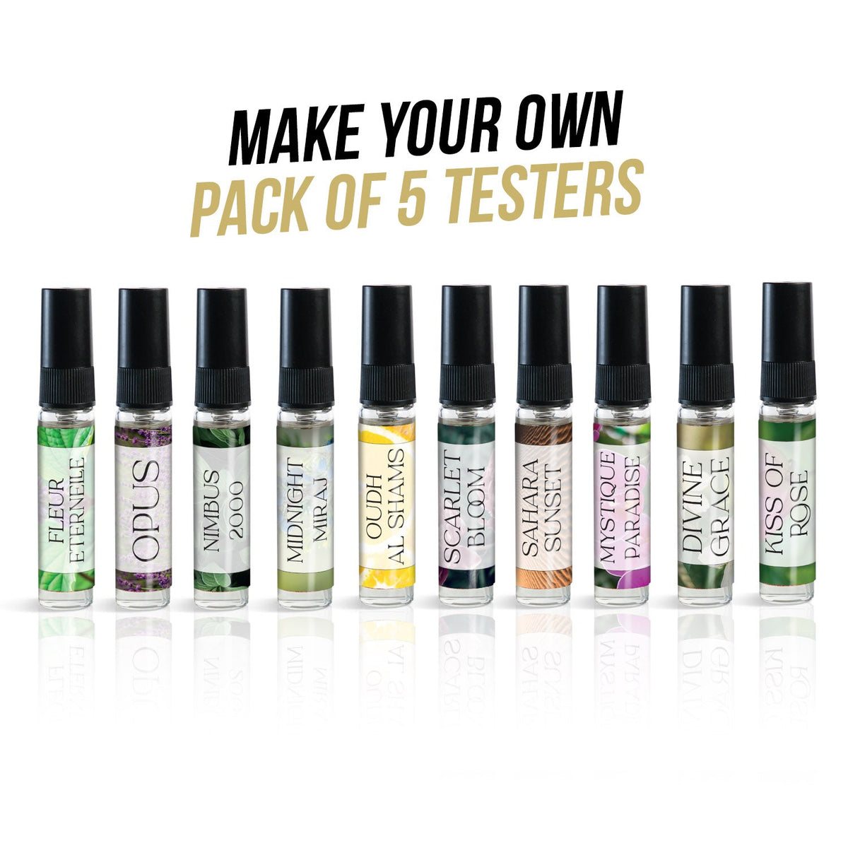 Make Your Own Pack of 5 Testers
